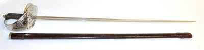 Lot 245 - An Elizabeth II 1896 Pattern Infantry Officer's Sword, the 82.5cm single edge fullered steel...