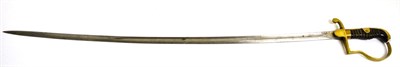 Lot 258 - An Imperial German Army Officer's Sword, the 82.5cm single edge fullered steel blade with...