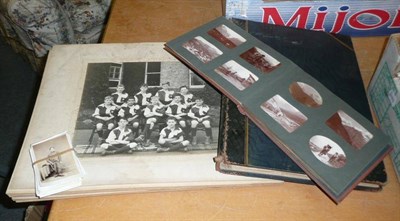 Lot 796 - Photography - several collections of photographs, both loose and contained in five albums