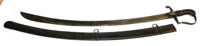 Lot 285 - A George III 1796 Pattern Light Cavalry Officer's Sword, the 82.5cm single edge broad curved...