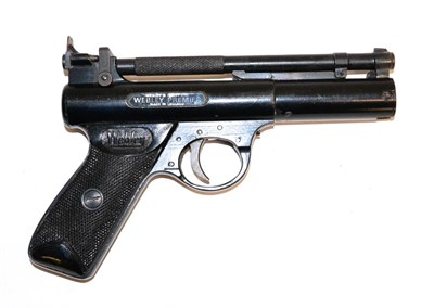 Lot 341 - PURCHASER MUST BE 18 YEARS OR OVER A Webley Premier .22 Calibre Air Pistol, numbered 776, black...