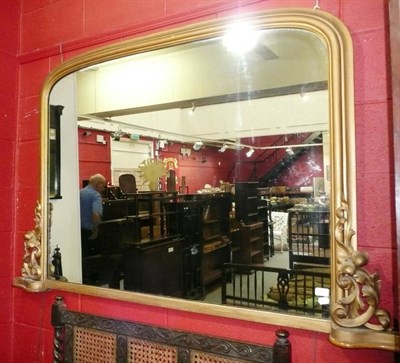 Lot 807 - 19th Century Gilt Overmantel Mirror