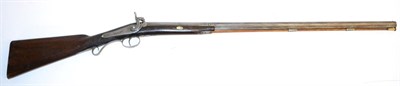 Lot 401 - A 19th Century Single Barrel 28 Bore Percussion Sporting Gun, the 79cm steel barrel octagonal...