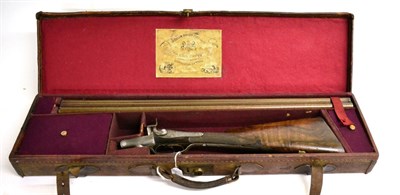 Lot 419 - A 19th Century 12 Bore Double Barrel Pinfire Shotgun by William Rochester Pape, Newcastle on...