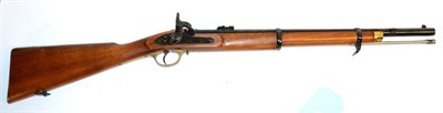 Lot 421 - A Non-Working, Parker Hale Replica, 1858, Two-Band, Enfield Musketoon, case-hardened and with brass