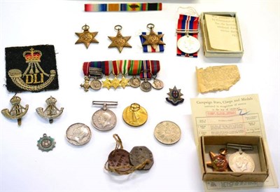 Lot 8 - Assorted Medals and Related Items: including a rare British South Africa Company Medal 1890-97,...