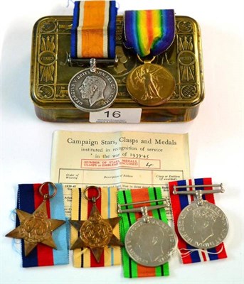 Lot 16 - First World War Pair, comprising British War Medal and Victory Medal, to 124342...