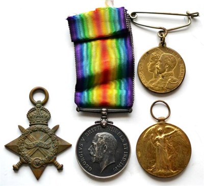 Lot 23 - A First World War Pair, to 44000 PTE.L.A.WALSH. R.A.M.C., comprising British War Medal and...