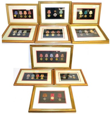 Lot 29 - A Collection of Thirty-Four Mainly Russian 20th Century Gallantry and Service Medals, contained...