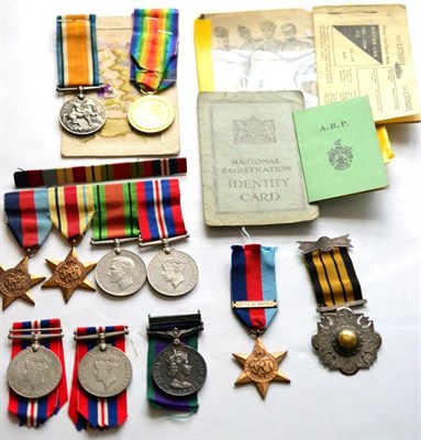 Lot 30 - A First World War Pair, to 129282 PNR.L.BARTLE.R.E., comprising War Medal and Victory Medal,...