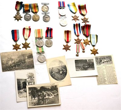 Lot 37 - A First World War Trio, awarded to 16066 PTE.H. ROGERS. BORD.R., comprising 1914-15 Star; War Medal