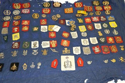 Lot 64 - A Collection of Approximately One Hundred Cap Badges, comprising British, Italian, French and other