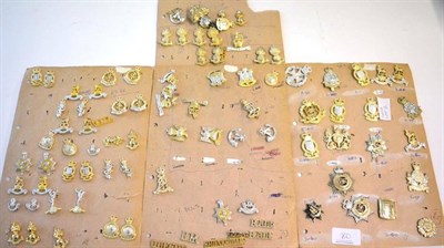 Lot 80 - A Collection of Ninety Three Staybrite Badges, including cap, collar and shoulder titles,...