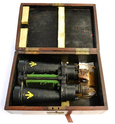 Lot 84 - A Pair of Barr & Stroud 7x CF42 Naval Binoculars, No.94367, A.P. No.AC2021, bearing broad arrow...