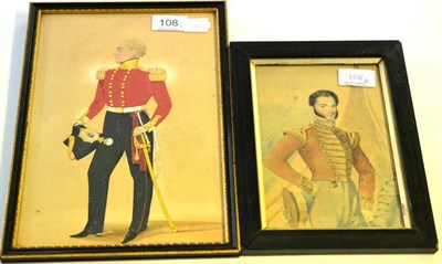 Lot 108 - English School, Mid-19th Century, Portrait of an Officer of the 81st (Loyal Lincoln Volunteers)...