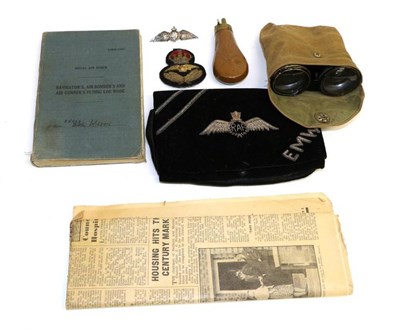 Lot 110 - A Small Collection of Post Second World War RAF Memorabilia, relating to Flt.Lt.Herbert Barrett...