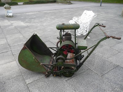 Lot 825 - A Vintage Atco Cylinder Lawn Mower, with 24" cut and williers fan cooled engine