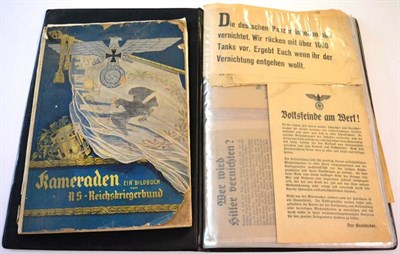 Lot 147 - A Collection of Second World War Ephemera, including British, German and French propaganda...