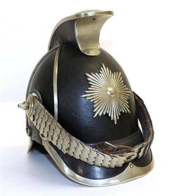 Lot 175 - An Imperial German Cavalry Helmet, probably Saxe Altenburg or Saxe Coburg Gotha, with nickel...