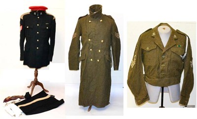 Lot 181 - A Collection of Military Clothing, to a Bandsman Sergeant of the East Yorkshire Yeomanry,...