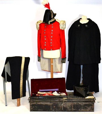 Lot 187 - An Edwardian Deputy Lieutenant's Uniform to Colonel T M Sandys, by Hobson Bros., Piccadilly,...