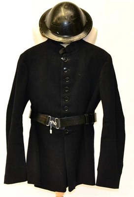 Lot 203 - A Second World War Policeman's Tunic, with night buttons, to fit 38";/40"; chest and 38";...