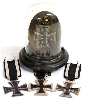 Lot 220 - A German First World War Iron Cross, second class, the suspension ring indistinctly stamped,...