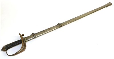 Lot 282 - A Victorian 1845 Pattern Infantry Officer's Sword, the 84 cm blade by Henry Wilkinson, Pall...