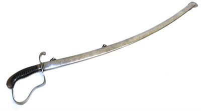 Lot 288 - A First World War German Artillery Officer's Dress Sword, the 77 cm curved single edge blade...