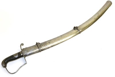 Lot 292 - A 1796 Pattern Light Cavalry Trooper's Sword, the broad, curved, fullered, single edge blade,...