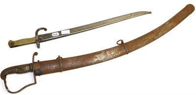 Lot 293 - A 1796 Pattern Light Cavalry Trooper's Sword, the broad, fullered, single edge blade, length...