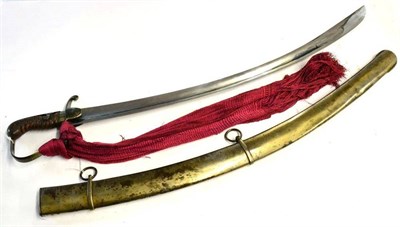 Lot 315 - A George III 1796 Pattern Light Cavalry Sword, the 84.5 cm curved blade with single fuller,...