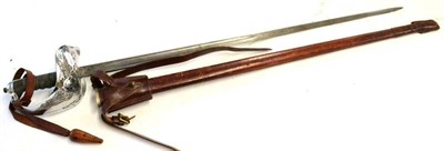 Lot 332 - An Edward VII 1897 Pattern Infantry Officer's Dress Sword, the 82 cm blade with single part fuller