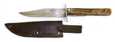 Lot 362 - A Victorian Bowie knife by George Butler & Co., Trinity Works, Sheffield, England, the 11.5cm...