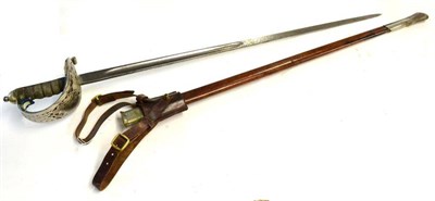 Lot 369 - A Scottish Field Officer's Broadsword, to the King's Own Scottish Borderers, the part fullered...