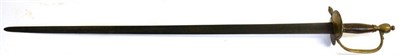 Lot 376 - A 1796 Pattern Other Ranks Infantry Sword, with plain 80.5cm single edge fullered steel blade,...