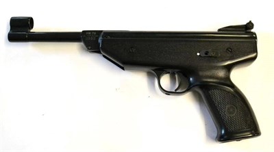 Lot 487 - PURCHASER MUST BE 18 YEARS OF AGE OR OVER A Weihrauch HW70 .177 Calibre Air Pistol, stamped...