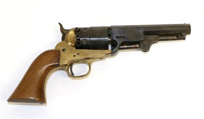 Lot 494 - A Non-Working Replica of a Colt Model 1851 Navy Six-Shot Revolver, with walnut grip scales