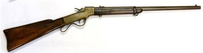 Lot 518 - A US Civil War Ballard Repeating Carbine by Ball & Williams, Worcester, Massachusetts, the...