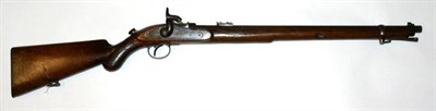 Lot 519 - A 19th Century .450 Percussion Breech-Loading Monkey Tail Carbine with Whitworth Rifling by...