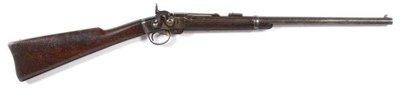 Lot 527 - A Smith .50 Calibre Breech Loading Percussion Carbine, numbered 10425, the 55cm round steel...