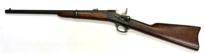 Lot 531 - A Remington Rolling Block Carbine, with 48.5cm reblued round barrel, the left side of barrel...