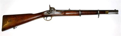 Lot 532 - A 19th Century Continental Percussion Carbine by Dresse Laloux & Cie, Liege, the 51.5cm round...