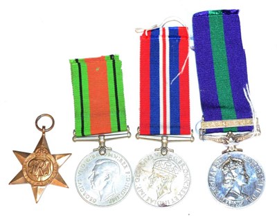 Lot 18 - A General Service Medal, 1918-62, with clasp CANAL ZONE, awarded to AC2 D WITTY (3509273) RAF,...