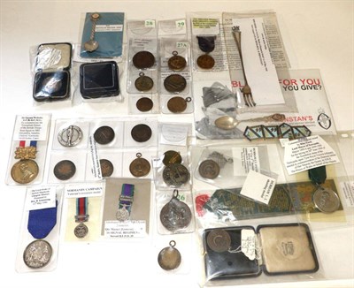 Lot 29 - A Collection of Silver, Bronze and Other Sporting Medals, many with military associations,...