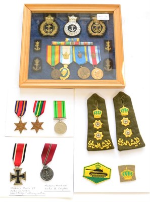 Lot 50 - An Iranian Group of Four Medals, 1941-1979, comprising Service Medal, Silver Jubilee 1966 with...