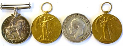 Lot 55 - Two First World War Pairs, each comprising British War Medal and Victory Medal, respectively...