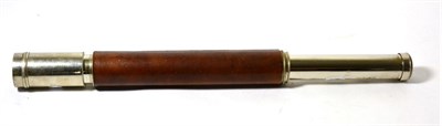 Lot 103 - A 20th Century Nickel-Plated Military Telescope, the single draw stamped, ";CKC PATTERN 373...