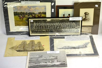 Lot 111 - A Collection of Military Photographs and Prints, Ephemera and Related Items, including a small...