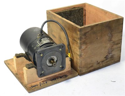 Lot 157 - A War Department D.C. Motor Type B.1401 Starter Motor, 28 volts with a continuous rating :-...